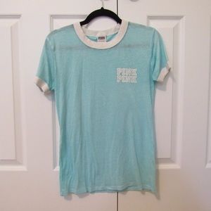 PINK light blue t-shirt